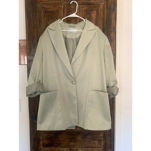 Mint Green Oversized Blazer